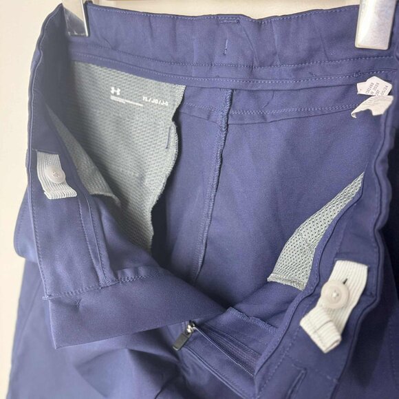 Under Armour Youth Boy's Shorts Casual Dark Blue Youth Large - Picture 4 of 9